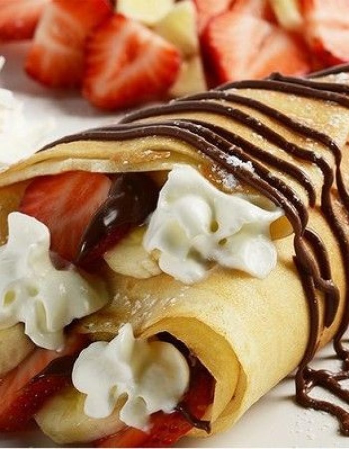 Crepe a la vanille