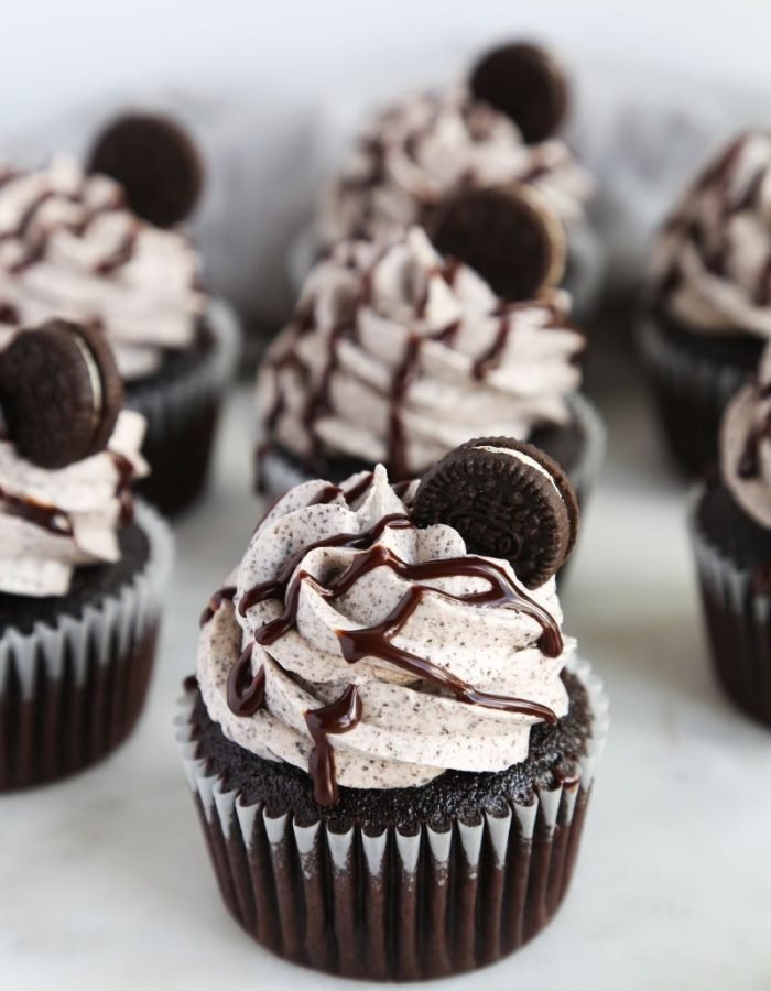 Cup Cake à la crème au chocolat